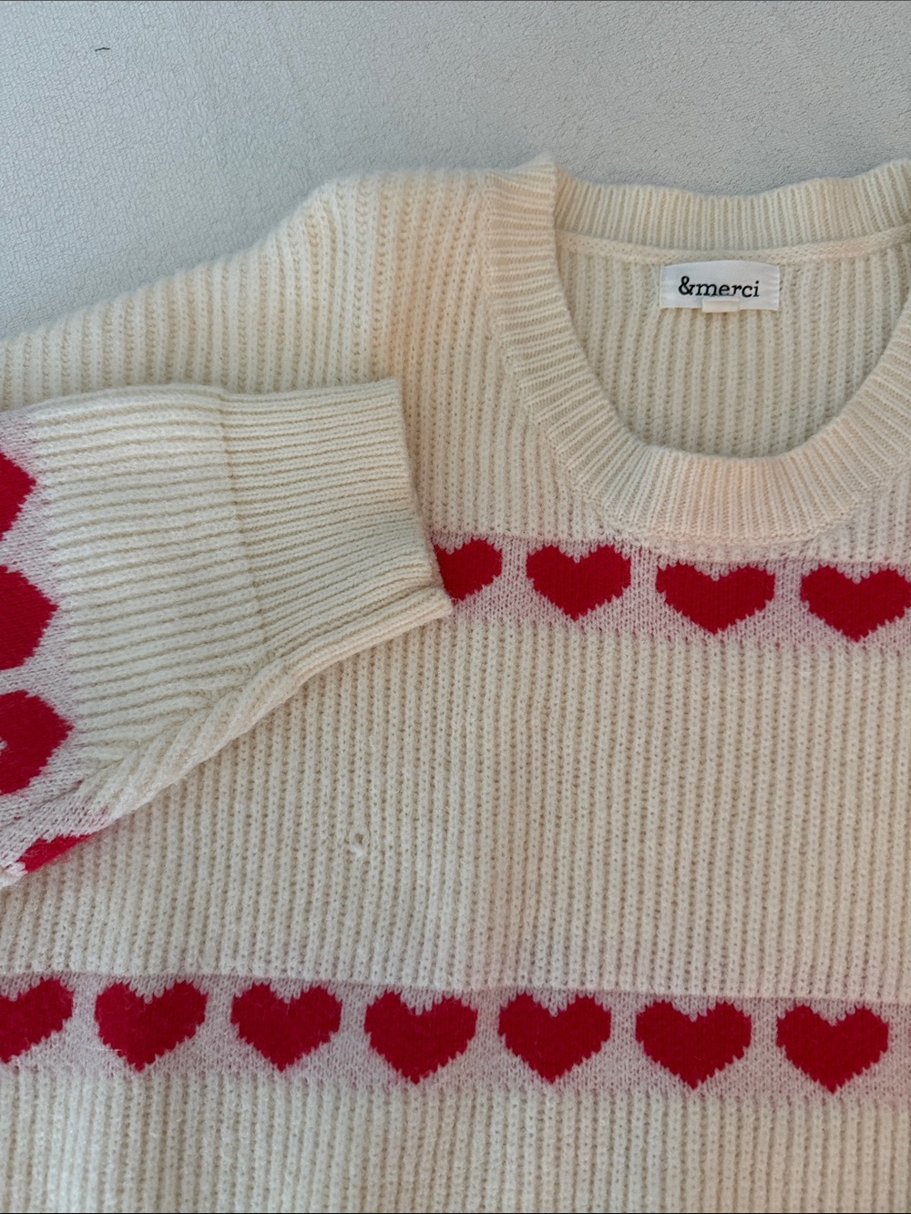 VICI Sweater Bundle - &merci Hearts / Valentine’s Day: Size L - Picture 3 of 6